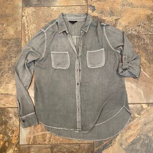 Collared Button Down Blouse